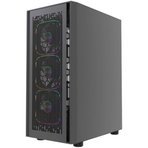 Компьютерный корпус Powercase ByteFlow V2 TG ARGB Black (CBFB-A4-V2)