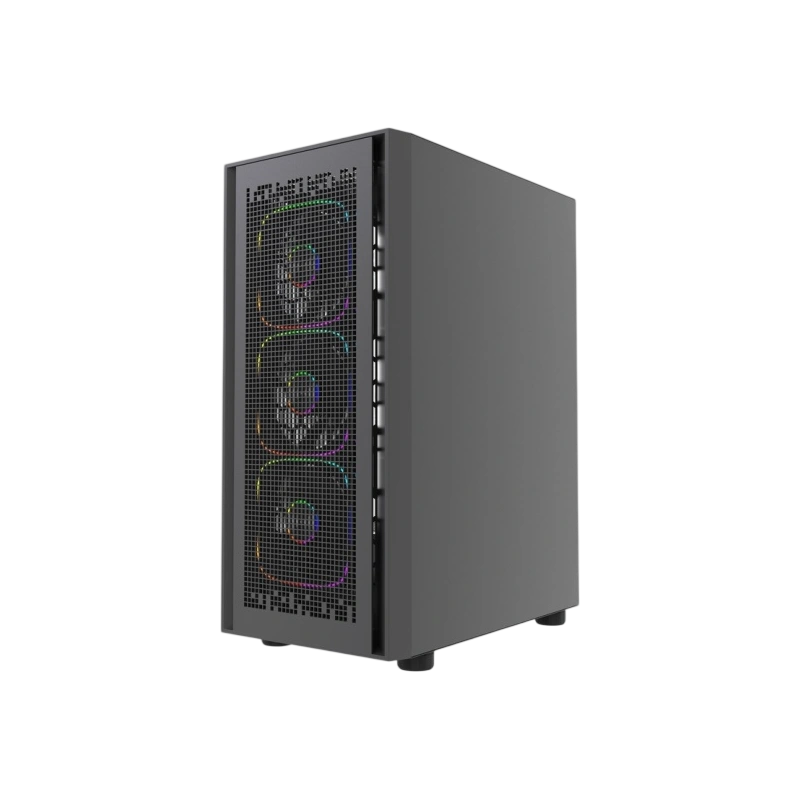 Компьютерный корпус Powercase ByteFlow V2 TG ARGB Black (CBFB-A4-V2)