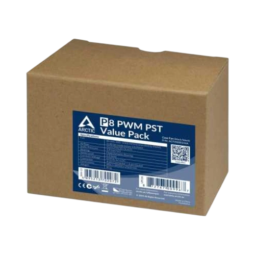 Вентилятор для корпуса Arctic Cooling ARCTIC P8 PWM PST Pack Black/Black ACFAN00154A