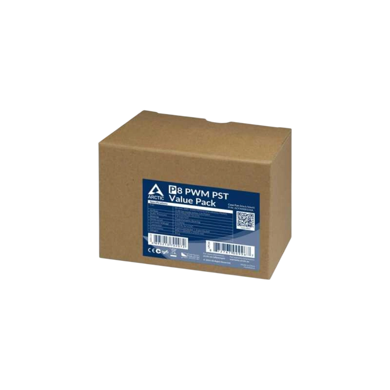 Вентилятор для корпуса Arctic Cooling ARCTIC P8 PWM PST Pack Black/Black ACFAN00154A