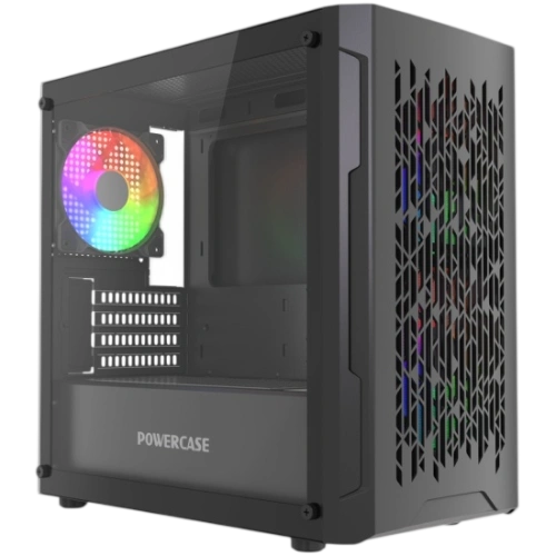 Компьютерный корпус Powercase Mistral Micro D3B ARGB V2 Black (CMMDB-A3-V2)