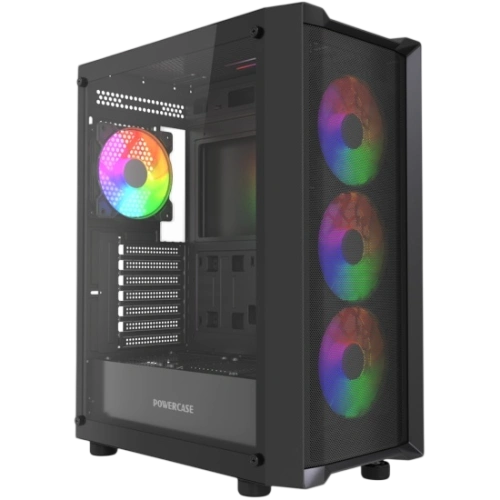 Компьютерный корпус Powercase Mistral EA19 TG ARGB Black (CMAEA19-A4)