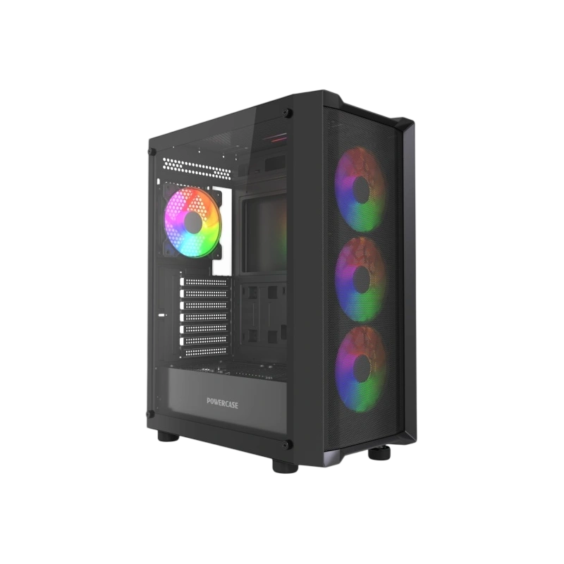 Компьютерный корпус Powercase Mistral EA19 TG ARGB Black (CMAEA19-A4)