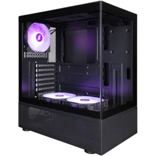 Компьютерный корпус 1STPLAYER MIKU Mi7-A ARGB Black (Mi7-A-BK-2FC7R-1FC7)