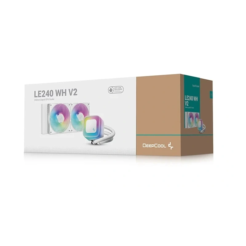 Система жидкостного охлаждения для процессора Deepcool LE240 WH V2 ARGB White