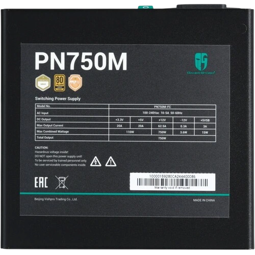 Блок питания Deepcool 750W PN750M (R-PN750M-FC0B-WGEU) 16 Pin (PCIe 5.0 Connector Cable Details)