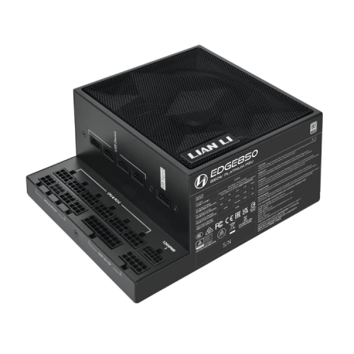 Блок питания Lian Li 850W EG0850 Black (G9P.EG0850.BE00.RU) 16 Pin (PCIe 5.1 Connector Cable Details) документация, комплект кабелей