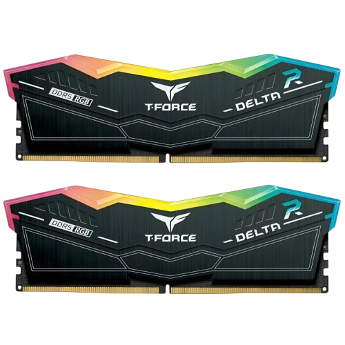 Оперативная память 64 Gb 6400 MHz Team Group T-FORCE DELTA RGB Black (FF3D564G6400HC30CDC01)