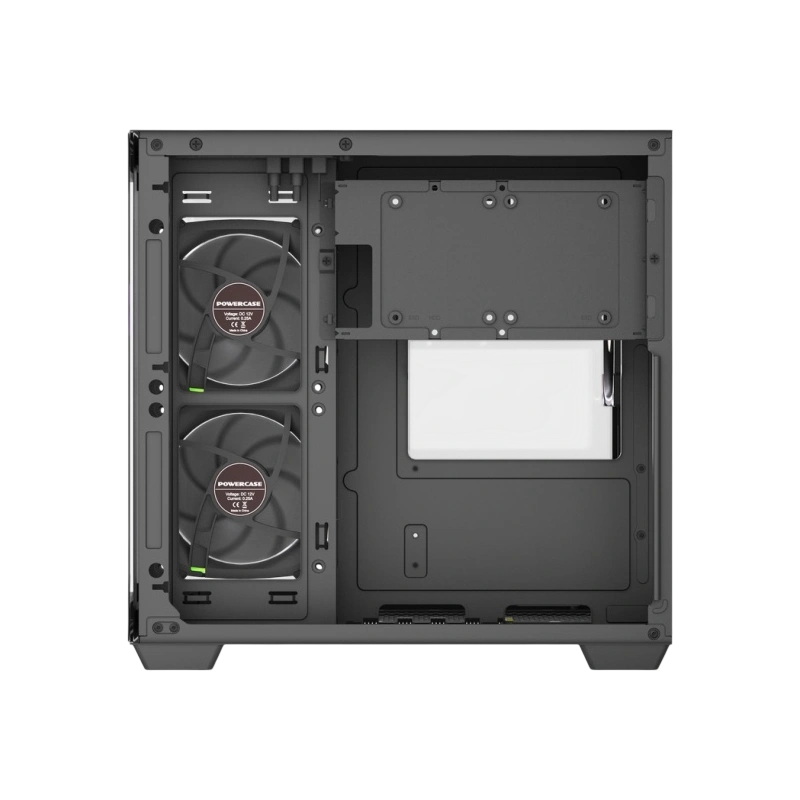 Компьютерный корпус Powercase Vision Micro M5CB TG ARGB Black (CVMM5CHB-A3)
