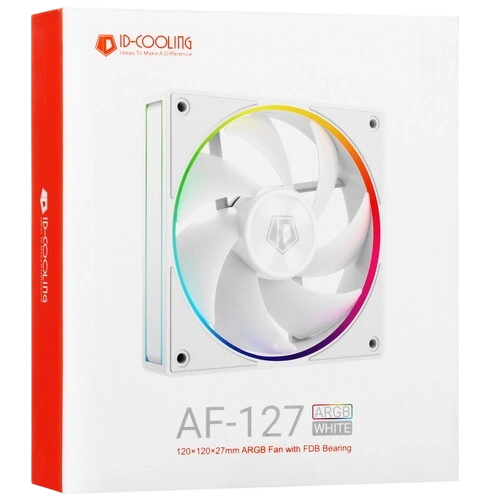 Вентилятор для корпуса ID-COOLING AF-127-ARGB-W ARGB White