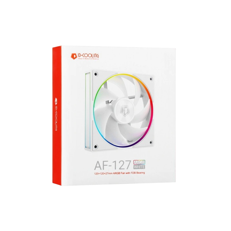 Вентилятор для корпуса ID-COOLING AF-127-ARGB-W ARGB White