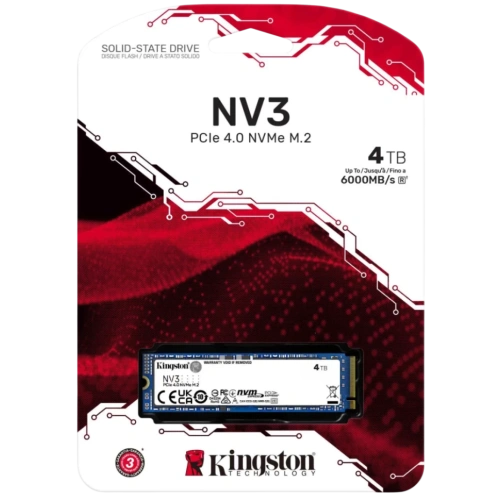 Твердотельный накопитель Kingston 4000 Gb (SNV3S/4000G)
