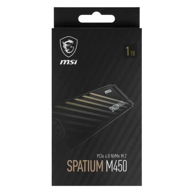 Твердотельный накопитель MSI 1000 Gb SPATIUM M450 (S78-440L0M0-P83) BOX