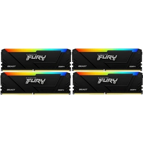 Оперативная память 64 Gb 3200 MHz Kingston FURY Beast Black (KF432C16BB2AK4/64)