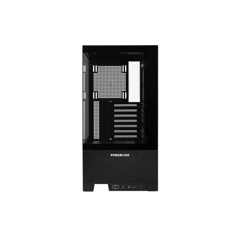 Компьютерный корпус Powercase VISION Black V2 TG Black (CVBAV2-L0) документация