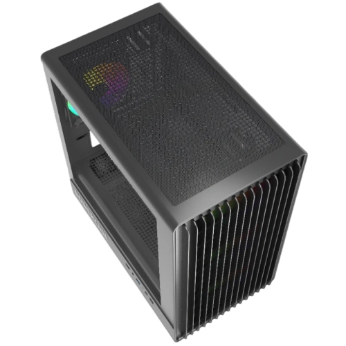 Компьютерный корпус Powercase Mistral Micro C4B ARGB Black (CMMCB-A4)