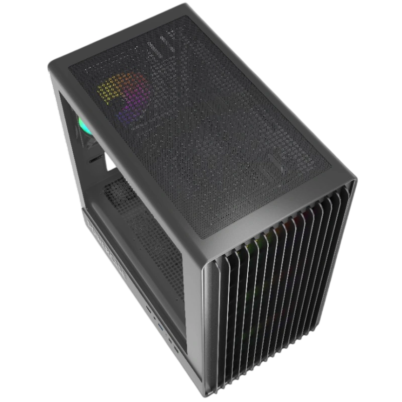 Компьютерный корпус Powercase Mistral Micro C4B ARGB Black (CMMCB-A4)