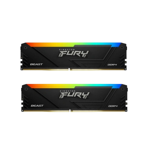Оперативная память 64 Gb 3200 MHz Kingston FURY Beast RGB Black (KF432C16BB2AK2/64)