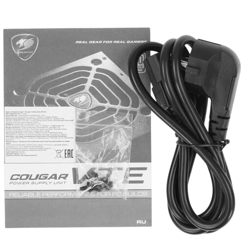 Блок питания COUGAR 500W (VTE500) документация, комплект крепежа