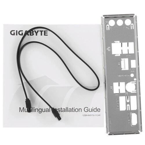 Материнская плата Gigabyte B850M D3HP документация, задняя планка
