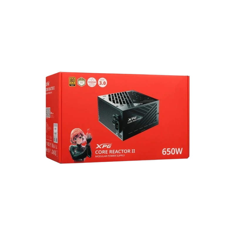 Блок питания ADATA XPG 650W CORE REACTOR II (COREREACTORII650G-BKCEU) 16 Pin (PCIe 5.0 Connector Cable Details)