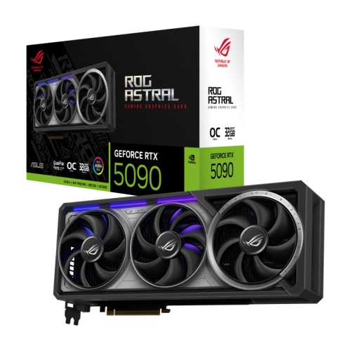 Видеокарта ASUS (ROG-ASTRAL-RTX5090-O32G-GAMING) GeForce RTX 5090 32GB ROG ASTRAL GAMING OC (90YV0LW0-M0NA00)