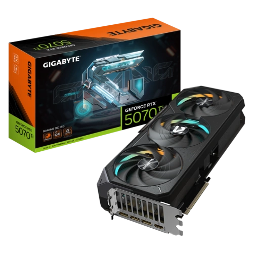 Видеокарта Gigabyte (GV-N507TGAMING OC-16GD) GeForce RTX 5070 Ti 16GB GAMING OC