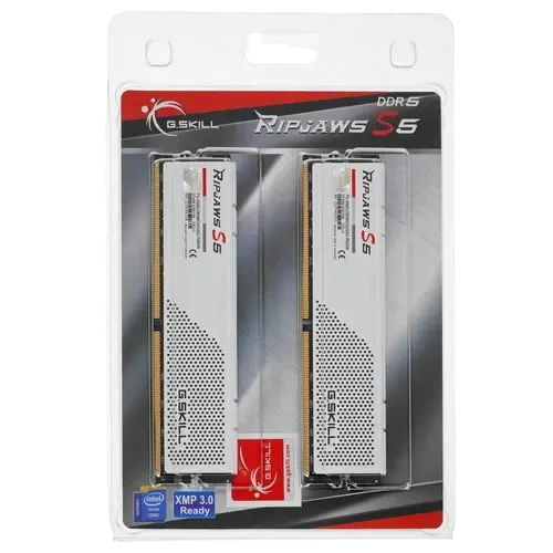 Оперативная память 64 Gb 5600 MHz G.Skill RIPJAWS S5 White (F5-5600J3636D32GX2-RS5W)