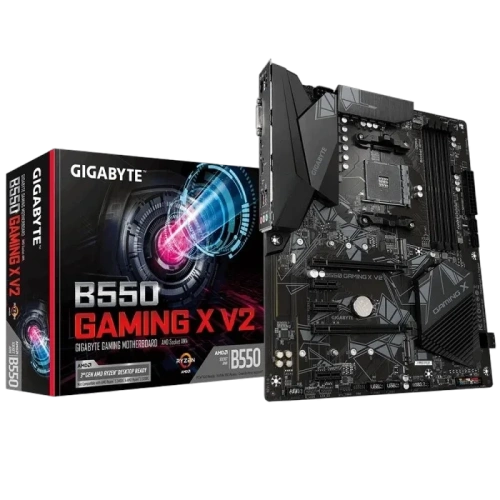 Материнская плата Gigabyte B550 GAMING X V2 диск с ПО, документация