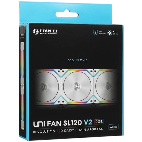 Вентилятор для корпуса Lian Li UNI FAN SL120 V2 ARGB White (G99.12SLV21W.R0)