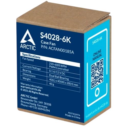 Вентилятор для корпуса Arctic Cooling S4028-6K ACFAN00185A