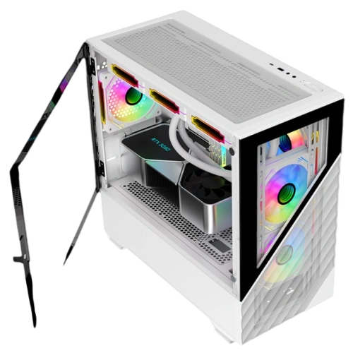 Компьютерный корпус 1STPLAYER DK D7 LED White (D7-WH-3F1-W) документация, набор крепежа