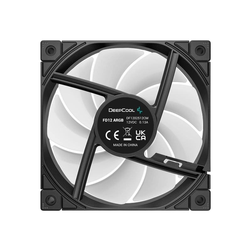 Вентилятор для корпуса Deepcool FD12 ARGB Black BOX