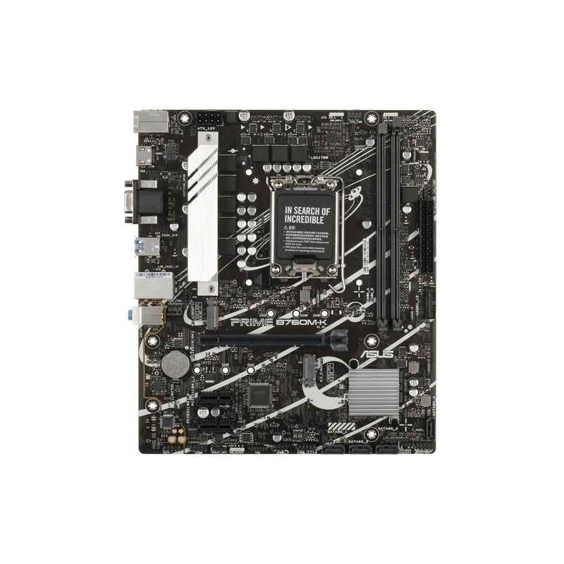 Материнская плата ASUS PRIME B760M-K (90MB1FI0-M1EAY0) 2 x кабель SATA, документация, задняя планка