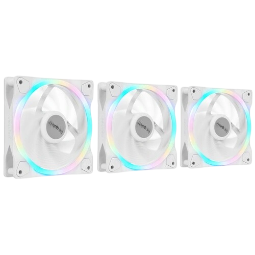 Комплект вентиляторов Be Quiet! LIGHT WINGS RGB White BL101