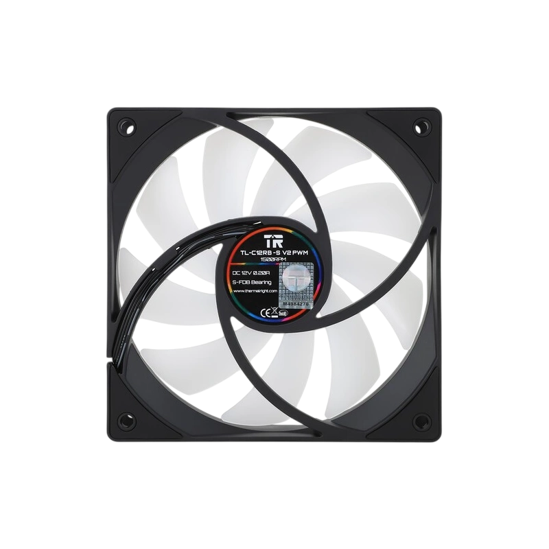 Вентилятор для корпуса Thermalright TL-C12RB-S V2 Reverse ARGB (TRTLC12RBSV2) комплект крепежа