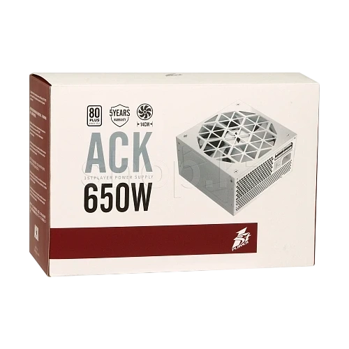 Блок питания 1STPLAYER 650W ACK STANDARD White (HA-650AC1-WH)