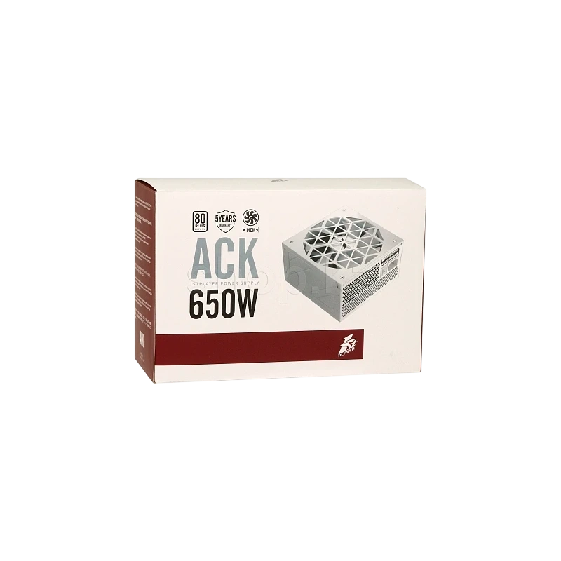 Блок питания 1STPLAYER 650W ACK STANDARD White (HA-650AC1-WH)