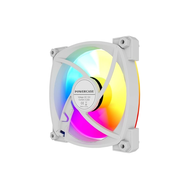 Вентилятор для корпуса Powercase (M55MR-12W ARGB) White