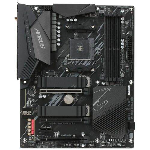 Материнская плата Gigabyte B550 AORUS ELITE AX V2 x кабель SATA, антенна Wi-Fi, документация