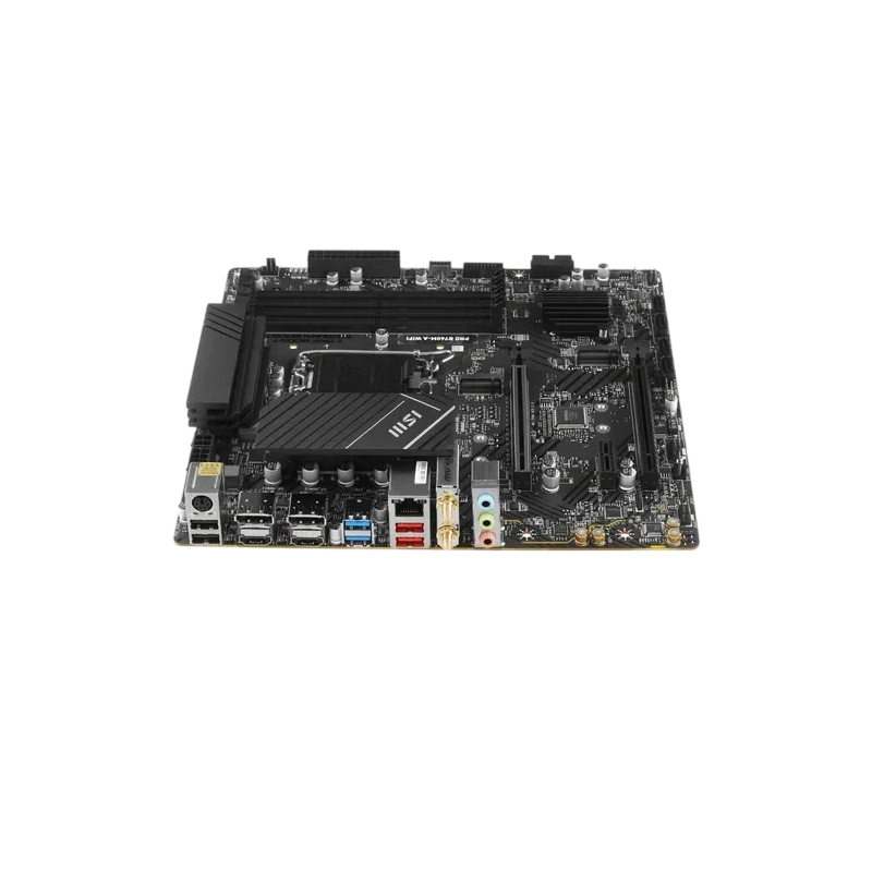 Материнская плата MSI PRO B760M-A WIFI антенна Wi-Fi, документация, задняя планка, кабель SATA, крепеж для разъема M.2