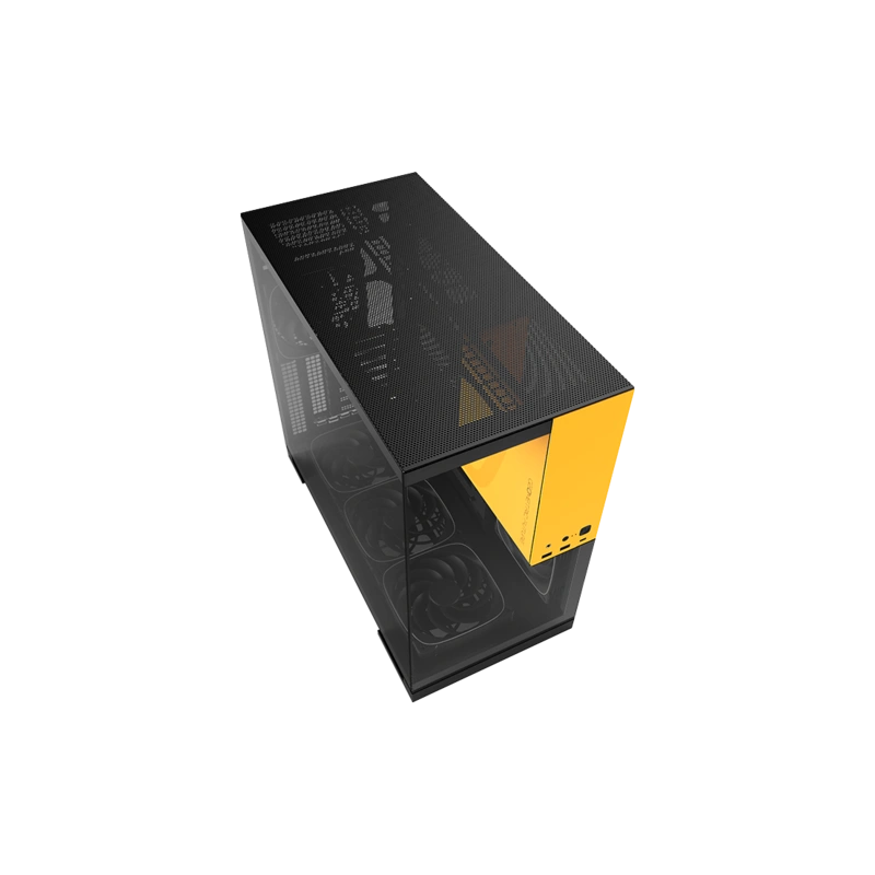 Компьютерный корпус Geometric Future Model 5 ARGB Black Yellow with fans (1AM5WKBY01100)