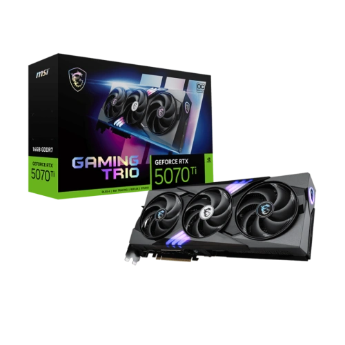Видеокарта MSI (G507T-16GTC) GeForce RTX 5070 Ti 16G GAMING TRIO OC