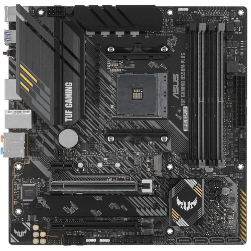 Материнская плата ASUS TUF GAMING B550M-PLUS 2 x кабель SATA, диск с ПО, документация, задняя планка, комплект наклеек