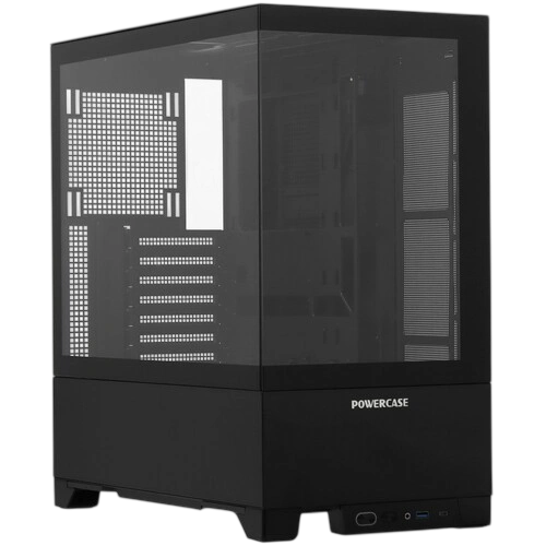 Компьютерный корпус Powercase VISION Black V2 TG Black (CVBAV2-L0)