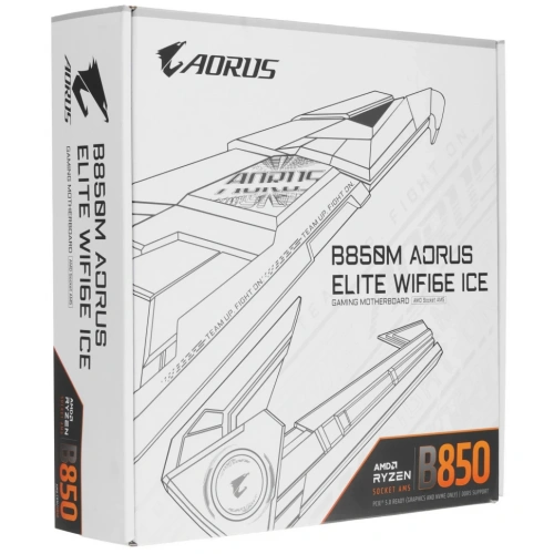 Материнская плата Gigabyte B850M AORUS ELITE WIFI6E ICE