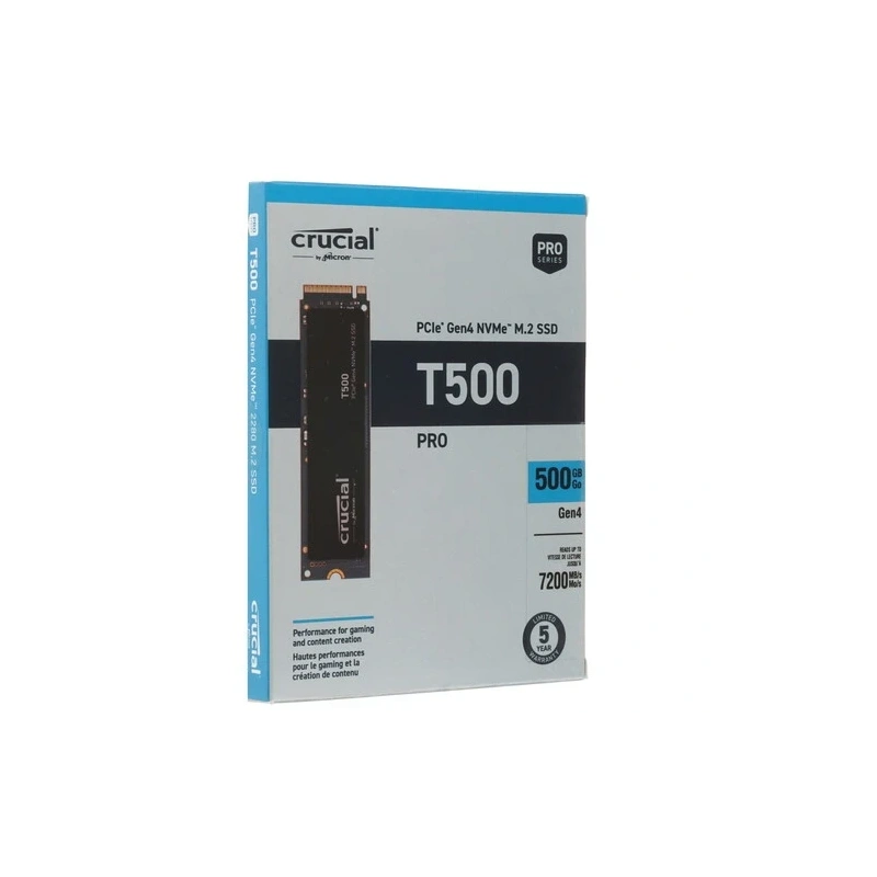 Твердотельный накопитель CRUCIAL 500 Gb T500 (CT500T500SSD8) BOX