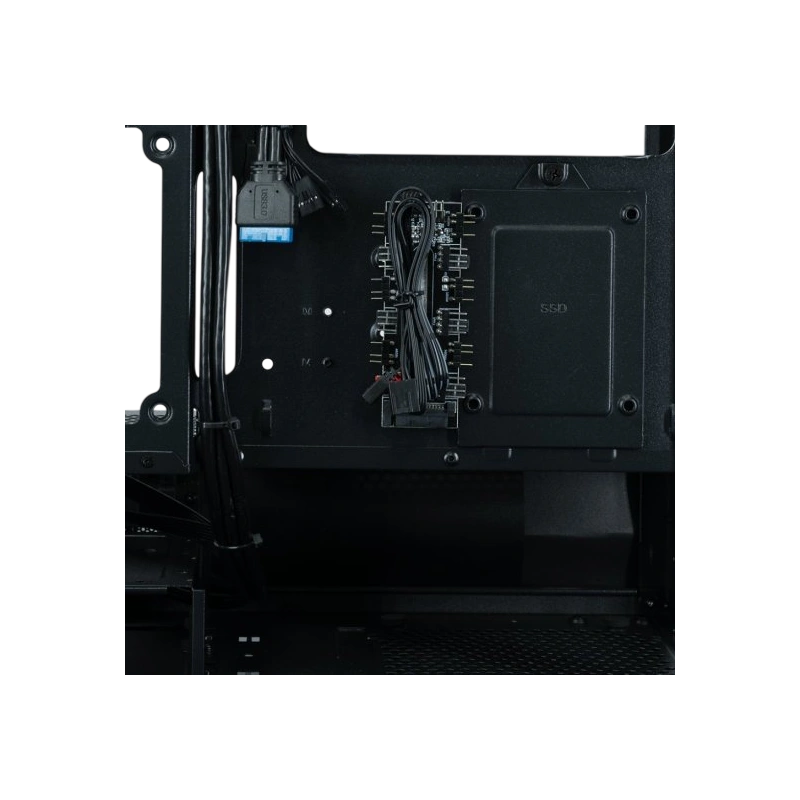 Компьютерный корпус XASTRA Q400M 5ARGB-FG-C6-UC ARGB Black (Q400M-5FG12A-C6-UC)