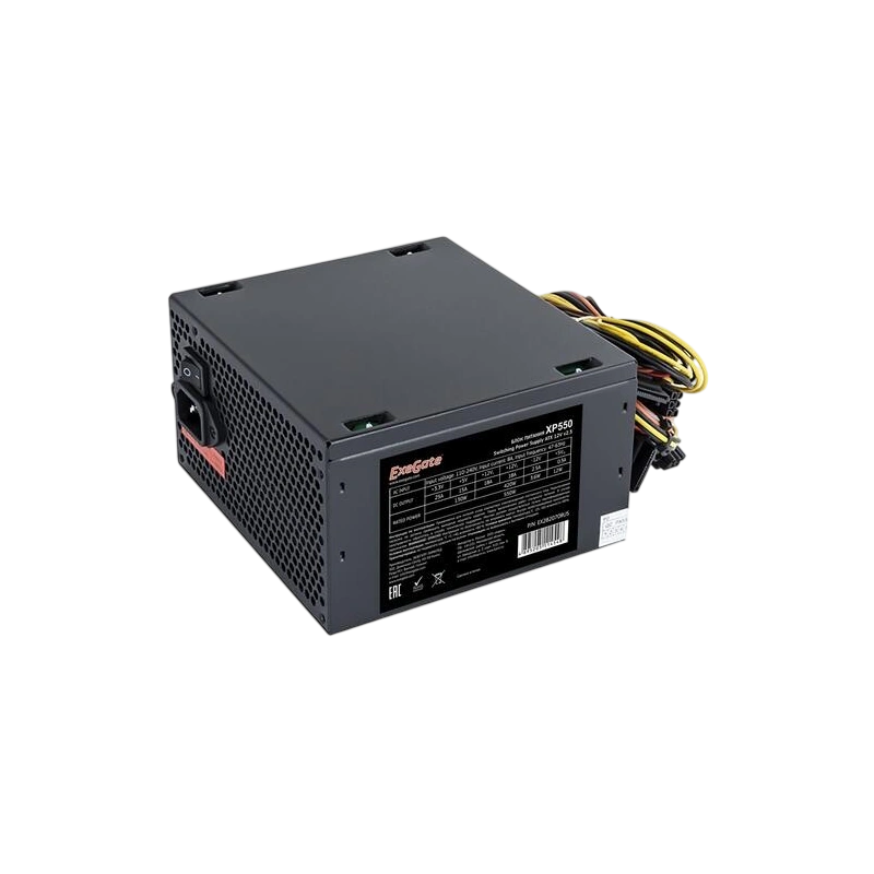 Блок питания ExeGate 550W XP550 Black (EX282070RUS)