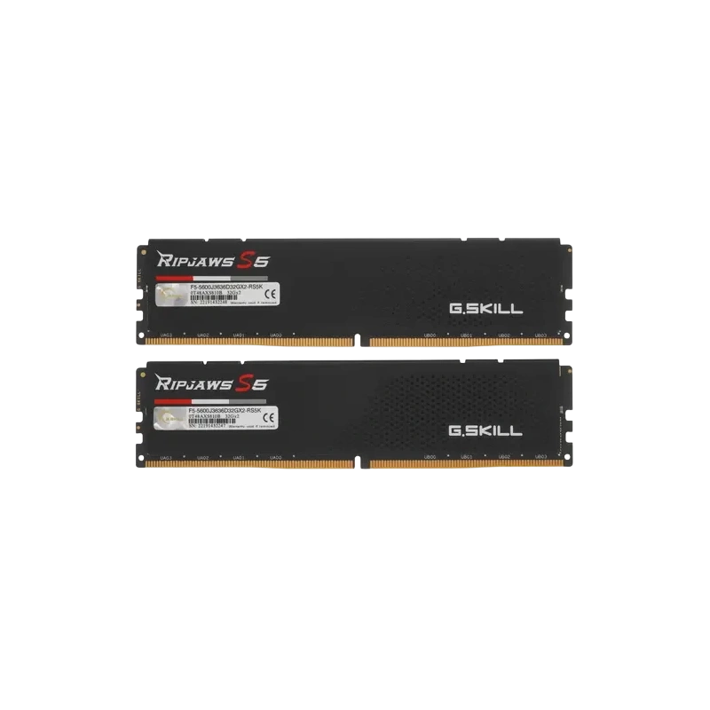 Оперативная память 64 Gb 5600 MHz G.Skill RIPJAWS S5 Black (F5-5600J3636D32GX2-RS5K)